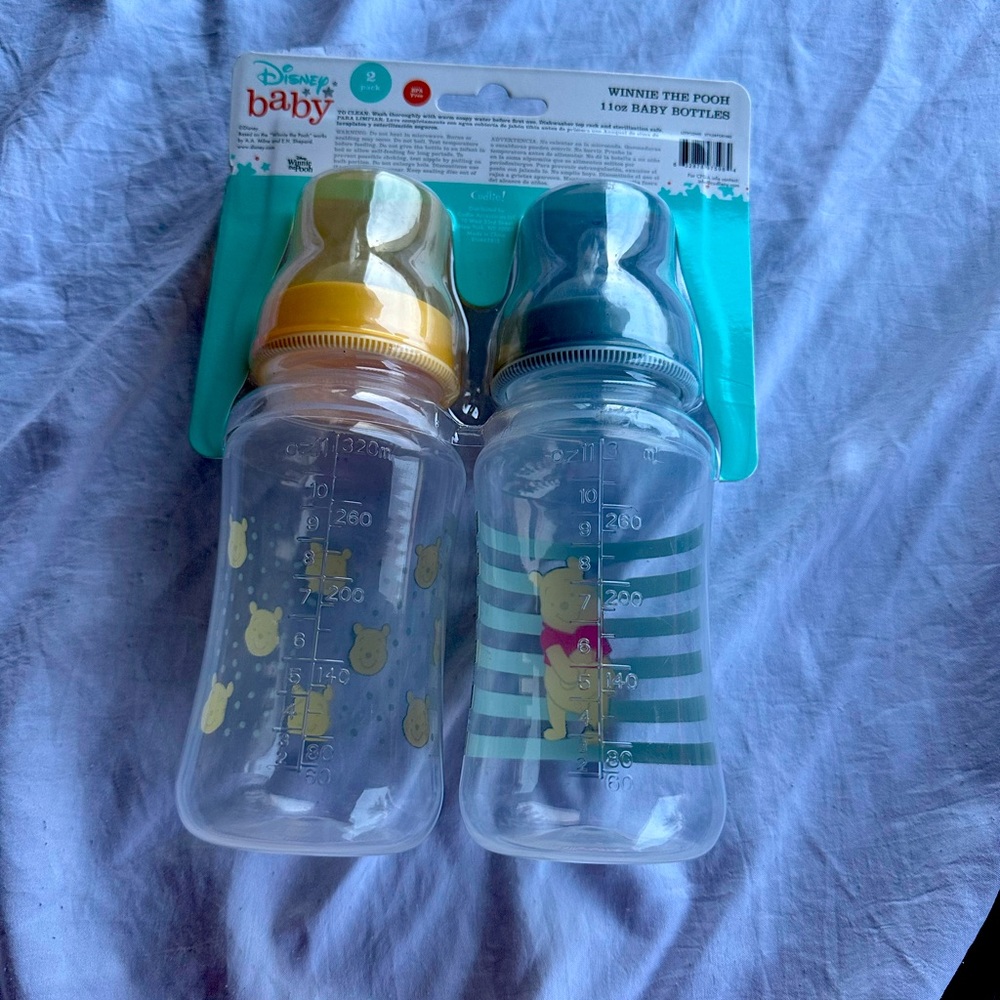 Disney feeding baby bottles